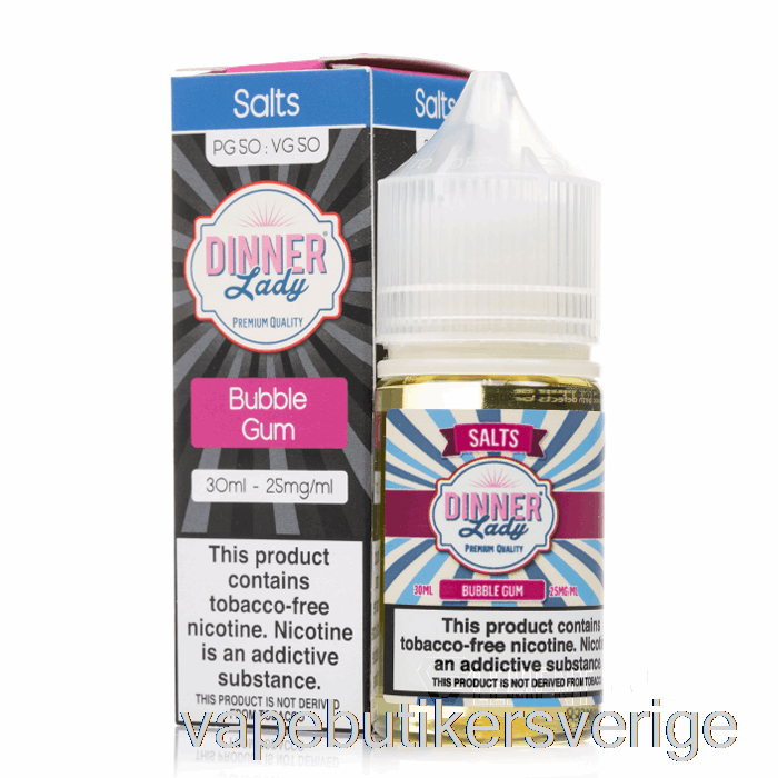 Vape Sverige Tuggummi Salt - Vape Middag Dam - 30ml 50mg